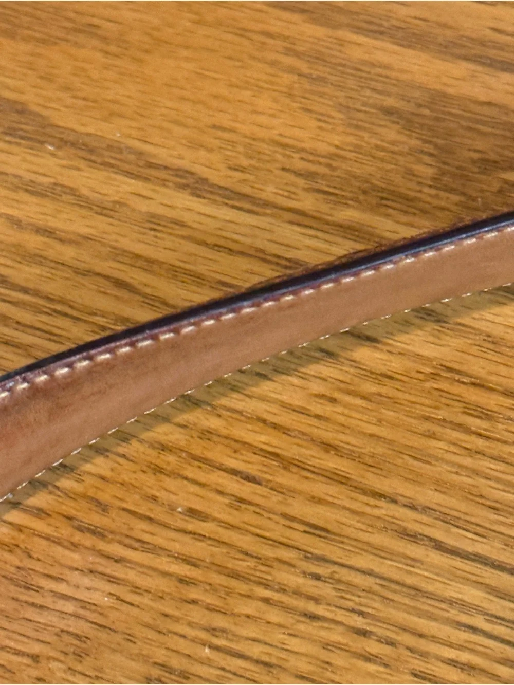 Trafalgar Terrence Genuine Leather Mens Belt Size 42 Brown